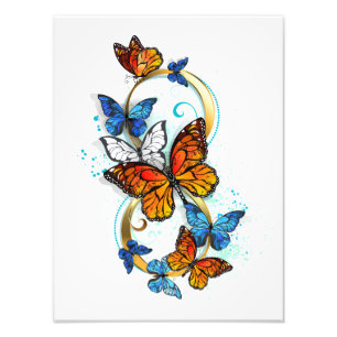 Impression Photo Infini de papillons monarques