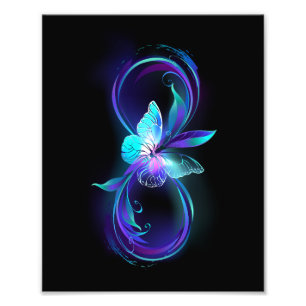 Impression Photo Infinité brillante avec papillon magique