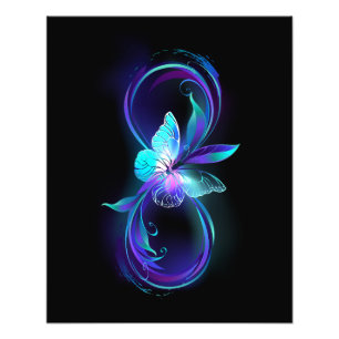 Impression Photo Infinité brillante avec papillon magique