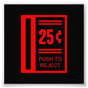 Impression Photo Insérer Une Pièce Pour Jouer Jeu Vidéo Arcade