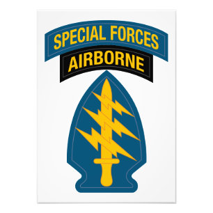 Impression Photo insigne des forces spéciales Tab aéroporté