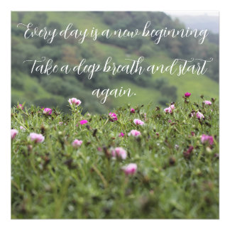 Impression Photo Inspiration de la nature Motivationnelle Personnal