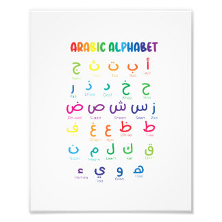 Impression Photo Inspirez l'apprentissage de l'arabe : Bel art alph