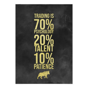 Impression Photo Investisseur Trading Talent Patience