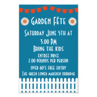 Invitation de Garden Fete