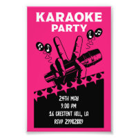 Invitation du parti Karaoke