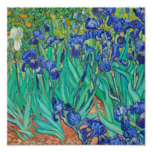 Impression Photo Iris (1889) de Vincent Van Gogh.