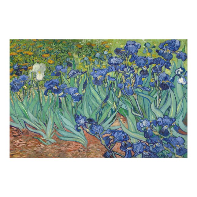Impression Photo Irises par Vincent van Gogh (Devant)