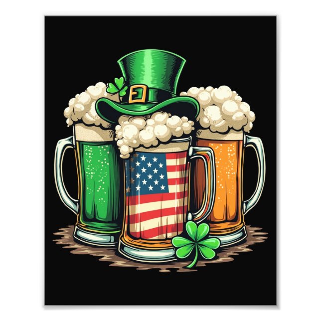 Impression Photo Irish Beer Irlande Jour de la Saint Patrick Boisso (Devant)