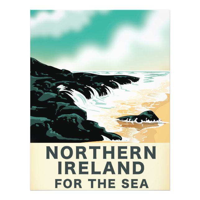 Impression Photo Irlande du Nord pour la mer (Devant)