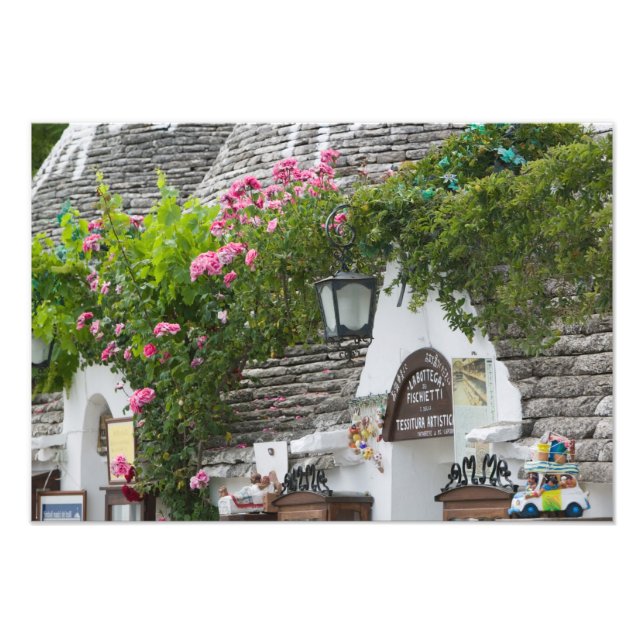 Impression Photo Italie, Pouilles, Alberobello, Terra dei Trulli, (Devant)