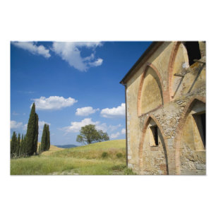 Impression Photo Italie, Toscane, Villa toscane au printemps.