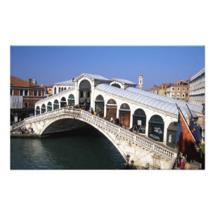 Impression Photo Italie, Vénétie, Venise, traversée du pont du Rial