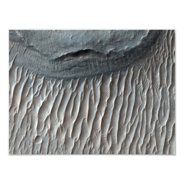 Impression Photo Ius Chasma, un grand canyon sur Mars (Devant)