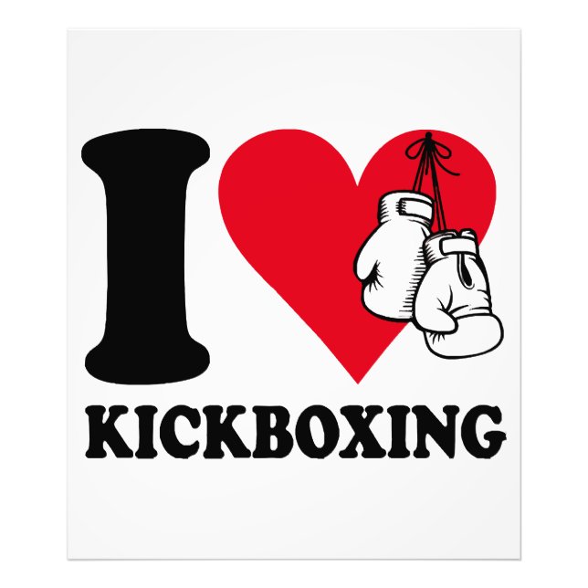 Impression Photo J'adore le kickboxing (Devant)