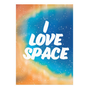 Impression Photo J'adore l'espace