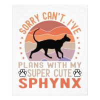 J'ai des plans avec mon chat Sphynx