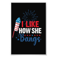J'aime comment elle frappe Couple patriotique du 4