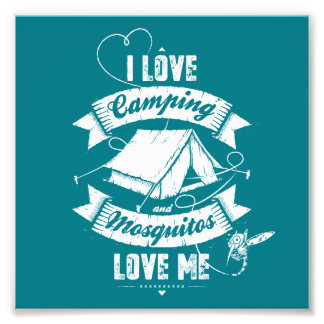 Impression Photo J'aime le camping