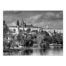 J'aime Prague, en noir et blanc