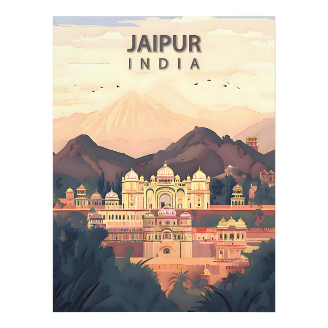 Impression Photo Jaipur – La Cité rose royale de l'Inde (Devant)