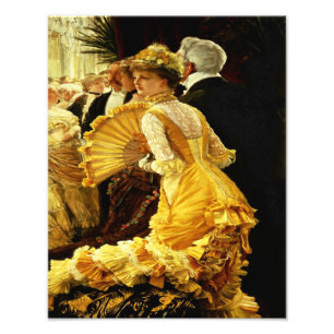 Impression Photo James Tissot "la boule 1800's" dansant