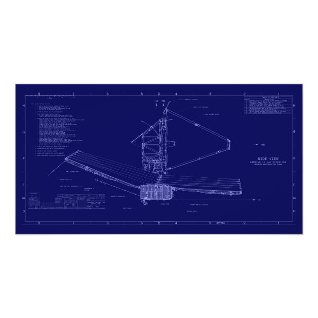 Impression Photo James Webb dévoiler le plan directeur de l'univers (Devant)