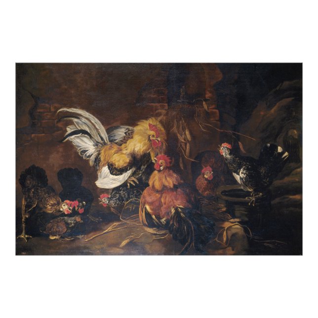 Impression Photo Jan Fyt Cockfight (Devant)