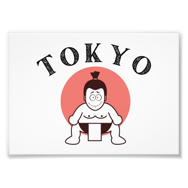 Impression Photo Japon Sumo Tokyo - Fils du soleil (Devant)
