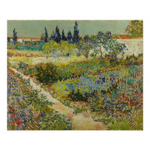 Impression Photo Jardin à Arles Vincent Van Gogh