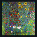 Impression Photo Jardin agricole avec tournesols | Gustav Klimt |<br><div class="desc">Farm Garden with Sunflowers est un tableau de Gustav Klimt de 1907.</div>