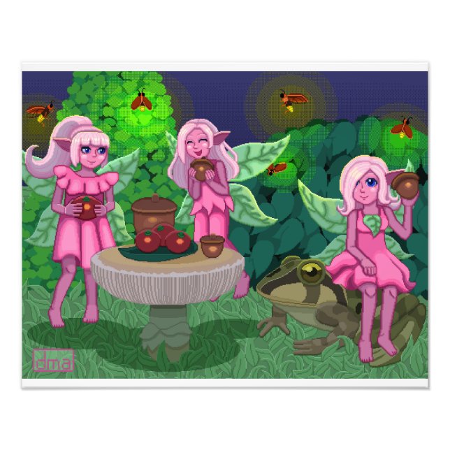 Impression Photo Jardin des fées (Devant)