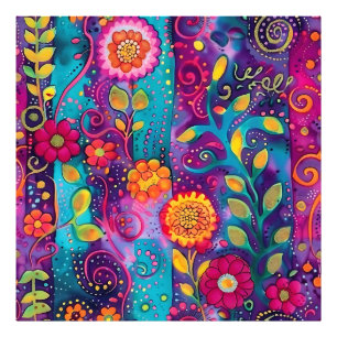 Impression Photo Jardin Psychedelique – Folie en Fleur