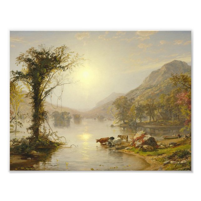 Impression Photo Jasper Francis Cropsey - Automne sur le lac Greenw (Devant)