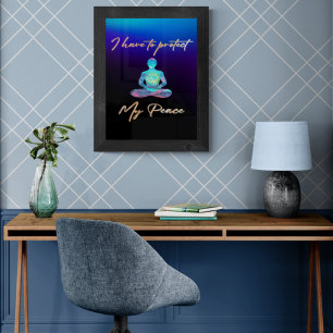 Impression Photo Je Dois Protéger Ma Paix