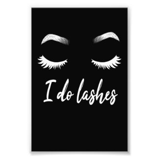 Impression Photo Je Lance Des Lashes De Maquillage Cosmétiques
