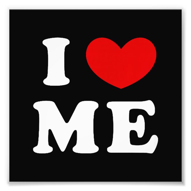 IMPRESSION PHOTO JE M'AIME (Devant)