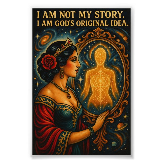 IMPRESSION PHOTO JE NE SUIS PAS MON HISTOIRE, JE SUIS L'IDÉE ORIGIN (Devant)