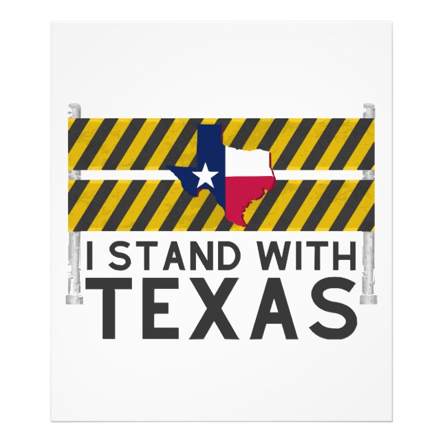 Impression Photo Je suis avec le Texas  (Devant)