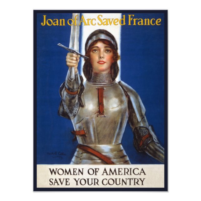 Impression Photo Jeanne d'Arc : La Pucelle d'Orléans, héroïne cheva (Devant)