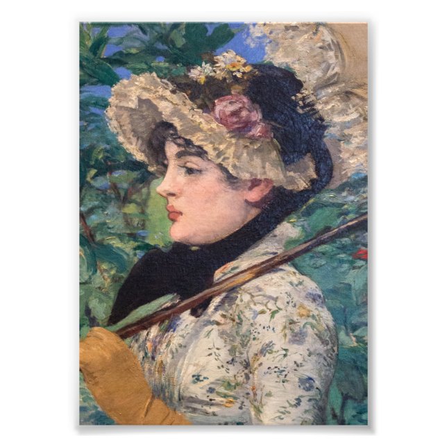 Impression Photo Jeanne (Printemps) Par Édouard Manet (Devant)