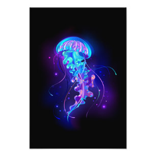 Impression Photo Jellyfish éclatante couleur