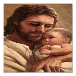 Impression Photo Jésus et bébé
