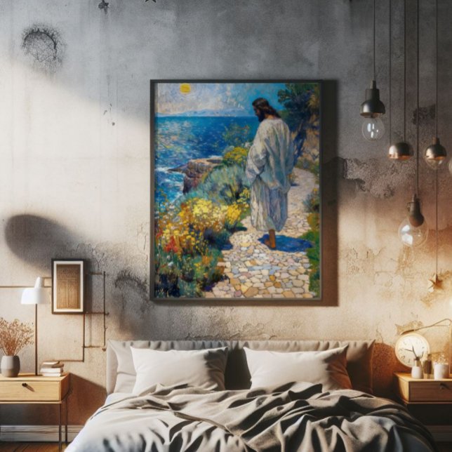 Impression Photo Jésus et l'impressionnisme marin (Créateur téléchargé)