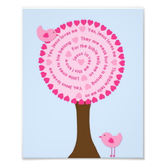 Impression Photo Jésus m'aime Nursery Art