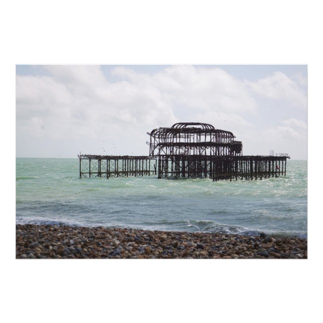 Impression Photo Jetée ouest de Brighton (Devant)