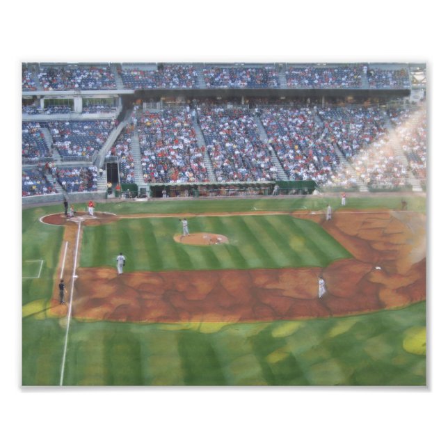 Impression Photo Jeu de baseball (Devant)