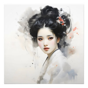 Impression Photo Jeune fille Geisha