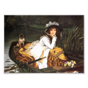 Impression Photo Jeune Madame de James Tissot dans une copie de