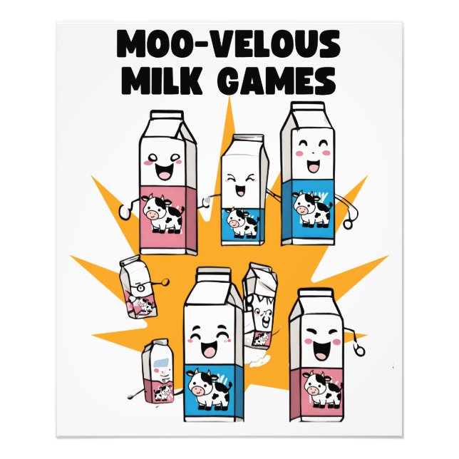 Impression Photo Jeux de lait Moo-velous (Devant)